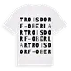 Troisdorf-Oberlar ordlek t-shirt