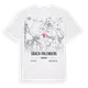 Übach-Palenberg karta t-shirt