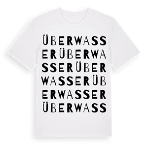 Überwasser ordlek t-shirt – ekologisk bomull t-shirt från Pinshirt