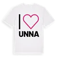 Jag älskar Unna t-shirt stort tryck