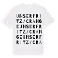 Unser Fritz/Crange ordlek t-shirt