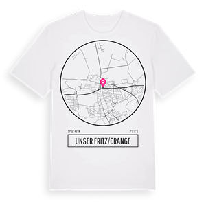 Unser Fritz/Crange t-shirt – ekologisk bomull t-shirt från Pinshirt