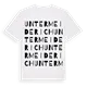 Untermeiderich ordlek t-shirt