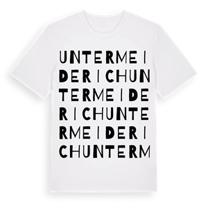 Untermeiderich ordlek t-shirt – ekologisk bomull t-shirt från Pinshirt