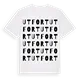 Utfort ordlek t-shirt