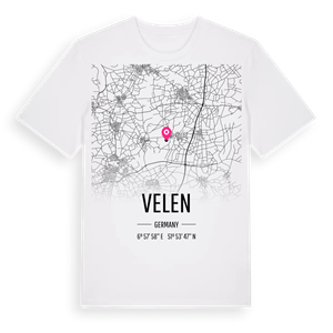 Velen karta t-shirt – ekologisk bomull t-shirt från Pinshirt