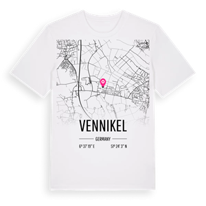 Vennikel karta t-shirt – ekologisk bomull t-shirt från Pinshirt