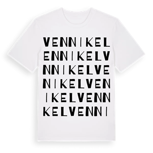 Vennikel ordlek t-shirt – ekologisk bomull t-shirt från Pinshirt