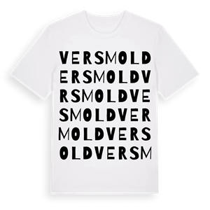 Versmold ordlek t-shirt – ekologisk bomull t-shirt från Pinshirt