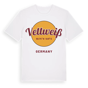 Vettweiß cirkel t-shirt – ekologisk bomull t-shirt från Pinshirt