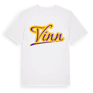 Vinn baseball t-shirt – ekologisk bomull t-shirt från Pinshirt