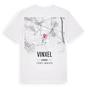 Vinxel karta t-shirt – ekologisk bomull t-shirt från Pinshirt