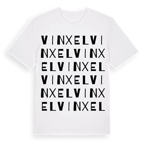 Vinxel ordlek t-shirt – ekologisk bomull t-shirt från Pinshirt
