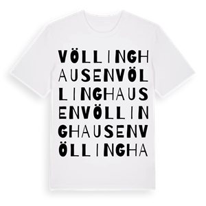 Völlinghausen ordlek t-shirt – ekologisk bomull t-shirt från Pinshirt