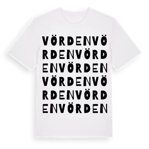 Vörden ordlek t-shirt – ekologisk bomull t-shirt från Pinshirt