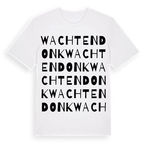 Wachtendonk ordlek t-shirt – ekologisk bomull t-shirt från Pinshirt