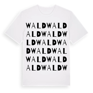 Wald ordlek t-shirt – ekologisk bomull t-shirt från Pinshirt