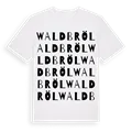 Waldbröl ordlek t-shirt