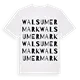 Walsumermark ordlek t-shirt