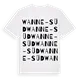 Wanne-Süd ordlek t-shirt