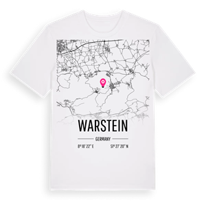 Warstein karta t-shirt – ekologisk bomull t-shirt från Pinshirt