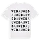Wedau ordlek t-shirt