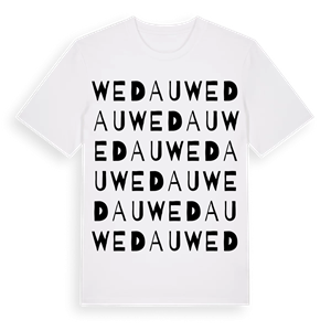 Wedau ordlek t-shirt – ekologisk bomull t-shirt från Pinshirt
