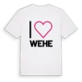 Jag älskar Wehe t-shirt stort tryck
