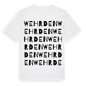 Wehrden ordlek t-shirt – ekologisk bomull t-shirt från Pinshirt