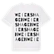 Weiershagen ordlek t-shirt