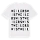 Weilerswist ordlek t-shirt