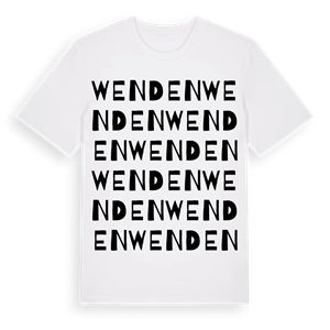 Wenden ordlek t-shirt – ekologisk bomull t-shirt från Pinshirt