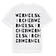 Wermelskirchen ordlek t-shirt