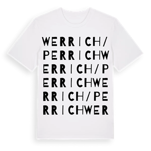 Werrich/Perrich ordlek t-shirt – ekologisk bomull t-shirt från Pinshirt