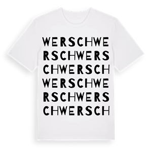 Wersch ordlek t-shirt – ekologisk bomull t-shirt från Pinshirt