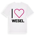Jag älskar Wesel t-shirt stort tryck