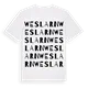 Weslarn ordlek t-shirt