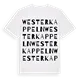 Westerkappeln ordlek t-shirt