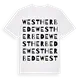Westherbede ordlek t-shirt