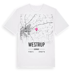 Westrup karta t-shirt – ekologisk bomull t-shirt från Pinshirt