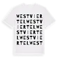 Westviertel ordlek t-shirt