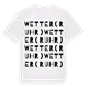 Wetter (Ruhr) ordlek t-shirt