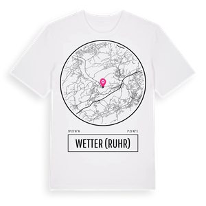 Wetter (Ruhr) t-shirt – ekologisk bomull t-shirt från Pinshirt