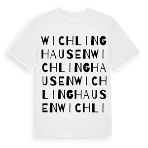 Wichlinghausen ordlek t-shirt – ekologisk bomull t-shirt från Pinshirt