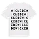 Wickede ordlek t-shirt