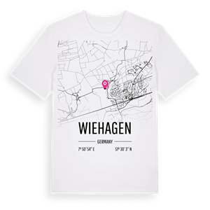 Wiehagen karta t-shirt – ekologisk bomull t-shirt från Pinshirt