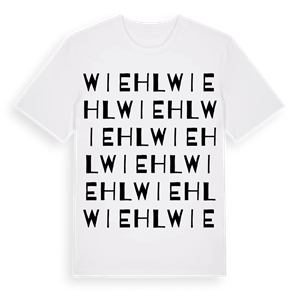 Wiehl ordlek t-shirt – ekologisk bomull t-shirt från Pinshirt