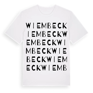Wiembeck ordlek t-shirt – ekologisk bomull t-shirt från Pinshirt