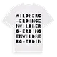 Wildberg-Erdingen ordlek t-shirt