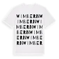 Wimbern ordlek t-shirt
